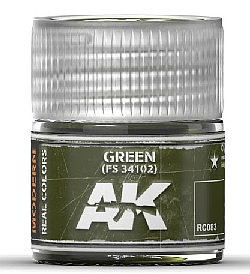 AK Green FS34102 Acrylic Lacquer Paint 10ml Bottle Hobby and Model Paint #rc83