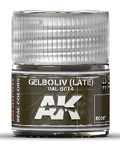 AK Gelboliv Late RAL6014 (NATO Oliv) Acrylic Lacquer Paint 10ml Hobby and Model Paint #rc87