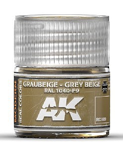 AK Grey Beige RAL1040 F9 Acrylic Lacquer Paint 10ml Bottle Hobby and Model Paint #rc89