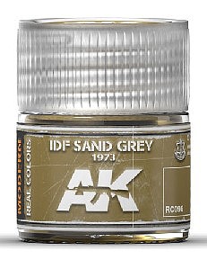 AK IDF Sinai Grey 1973 Acrylic Lacquer Paint 10ml Bottle Hobby and Model Paint #rc96