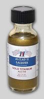 Alclad 1oz. Bottle Titanium Gold Lacquer Hobby and Model Lacquer Paint #118