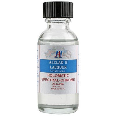 Alclad 1oz. Bottle Holomatic Spectral-Chrome Lacquer Hobby and Model Lacquer Paint #205