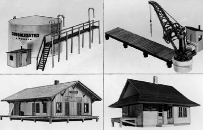 Alexander Loading Rack - 8-3/4 x 3/4 HO Scale Model Railroad Trackside Structure #7445
