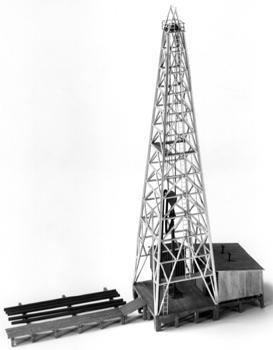 Alexander Oil Drilling Rig - Kit HO Scale Model Railroad Trackside Structure #7488