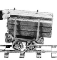 Alexander Timber car 18'' gauge HO Scale Model Train Freight Car Kit #9805