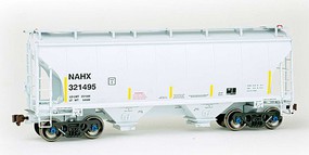 American-Limited Trinity 3281 2-Bay Covered Hopper NAHX #321495 HO Scale Model Train Freight Car #2014