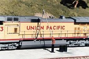 American-Limited Snyder Diesel Fuel Crane Kit pkg(2) HO Scale Model Railroad Trackside Structure #5200