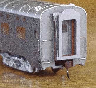 American-Limited Walthers Gray Pullman Diaphragm (1) HO Scale Model Train Passenger Car Part #9680