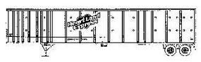 A-Line 28' Wedge Trailer Undecorated Smooth HO Scale Model Railroad Vehicle #50130 A-Line 28' Wedge Trailer Undecorated Smooth HO Scale Model Railroad Vehicle #50130