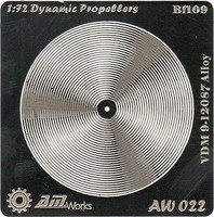 1/72 BF109 VDM9-12087 Alloy Prop Photo-Etch Propeller (2) (D)