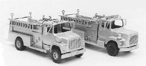 Alloy-Forms Ford LN Pumper Truck HO Scale Model Railroad Vehicle #7007