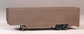 Alloy-Forms Parcel Delivery Over The Road Trailer HO Scale Model Railroad Vehicle #7074
