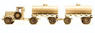 Alloy-Forms 1930 BM Universal Tractor Trailer HO Scale Model Railroad Vehicle #7081