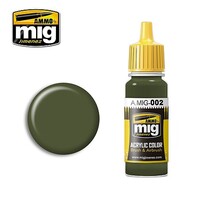 Ammo Olivgrun Opt. 2 RAL 6003 (17ml bottle) Hobby and Plastic Model Acrylic Paint #0002