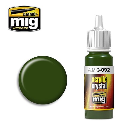 Ammo Crystal Green Color (17ml bottle) Hobby and Plastic Model Acrylic Paint #0092