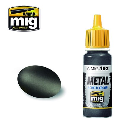 Ammo Polished Metal Metallic color (17ml bottle) Hobby and Plastic Model Acrylic Paint #0192