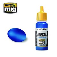 Ammo Warhead Blue Metallic color (17ml bottle) Hobby and Plastic Model Acrylic Paint #0196