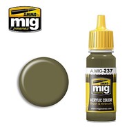 Ammo Dark olive Drab color FS-23070 (17ml bottle) Hobby and Plastic Model Acrylic Paint #0237
