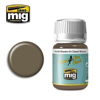 Ammo Shadow for Desert Brown Panel Line Wash Enamel 35ml Bottle