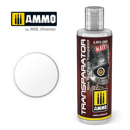 Ammo Transparator Matt (17mL) Hobby and Plastic Model Acrylic Paint #2042