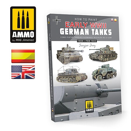 Ammo How to Paint Early WWII German Tanks ENGLISH, SPANISH