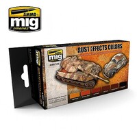 Ammo Rust Effects Colors Paint Set Hobby and Model Paint Set #7106