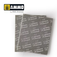 Ammo Sanding Sponge Sheet 100 grit (2) Hobby and Plastic Model Sandpaper #8555
