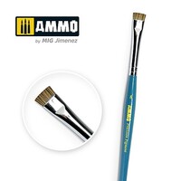 Ammo Precision Pigment Brush Size 8 Hobby and Plastic Model Paint Brush #8705