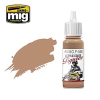 Ammo Warm Skin Tone for Figures (17ml bottle) Hobby and Plastic Model Acrylic Paint #f550