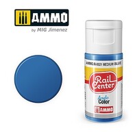 Ammo Rail Center Medium Blue (17ml bottle) Hobby and Plastic Model Acrylic Paint #r0021