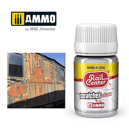 Ammo Rail Center Scratches Effects (35ml bottle) Hobby and Plastic Model Acrylic Paint #r2505