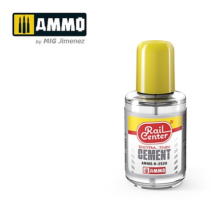 Ammo Rail Center Extra Thin Cement (35ml bottle) Hobby and Plastic Model  Cement #r2520