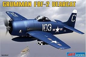 ArtModelKits F8F2 Bearcat USAF Navy Carrier Based Fighter Plastic Model Airplane Kit 1/72 #7201
