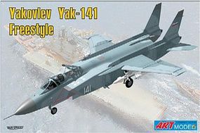 ArtModelKits Yakovlev YaK141 Freestyle Soviet Fighter Plastic Model Airplane Kit 1/72 Scale #7205 ArtModelKits Yakovlev YaK141 Freestyle Soviet Fighter Plastic Model Airplane Kit 1/72 Scale #7205