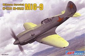 ArtModelKits MiG9 (I210/m82A) Soviet Fighter Plastic Model Airplane Kit 1/72 Scale #7207