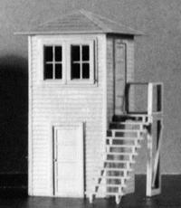 AM Jennysville Tower HO Scale Model Railroad Building #105