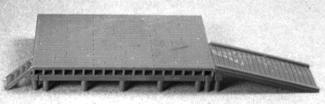 AM Freight Platform HO Scale Model Railroad Building #107