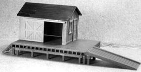 AM Williamsburg Freight Station HO Scale Model Railroad Building #108 AM Williamsburg Freight Station HO Scale Model Railroad Building #108