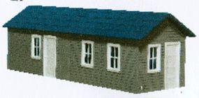 AM Long Yard Office Kit HO Scale Model Railroad Building #126 AM Long Yard Office Kit HO Scale Model Railroad Building #126
