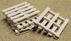 AM Plastic Pallets (8) O Scale Model Railroad Building Accessory #95018