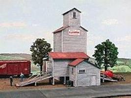 American-Models Farmers Grain & Stock Company HO Scale Model Railroad Building #115 American-Models Farmers Grain & Stock Company HO Scale Model Railroad Building #115