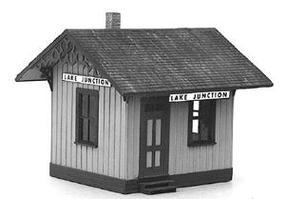 American-Models Lake Junction Station Kit HO Scale Model Railroad Building #120 American-Models Lake Junction Station Kit HO Scale Model Railroad Building #120