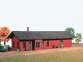 American-Models Burlington Route Depot Kit HO Scale Model Railroad Building #144 American-Models Burlington Route Depot Kit HO Scale Model Railroad Building #144