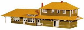 Alaska Railroad Depot at Nenana Kit HO Scale Model Railroad Building #159