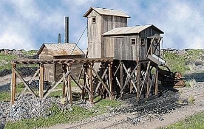 American-Models Martinsburg Coal Mine #1 Kit HO Scale Model Railroad Building #164