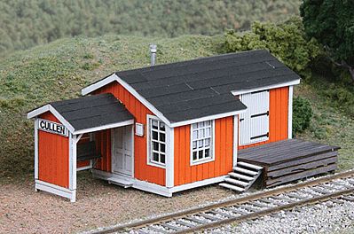 American-Models Cullen Station Kit HO Scale Model Railroad Building #180