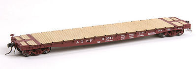 N Scale Model Railroads   GSC   53' Flat Car Custom Lumber Load