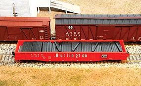 Railroad Tie Stacks Kit for 53' Gondola HO Scale Model Train Freight Car Load #214