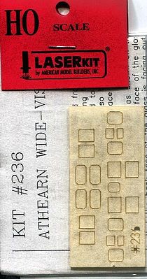 Details West HO Scale Wind Deflector For Locomotives & Cabooses - Photo-Etched Metal