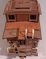American-Models 34' Cupola Caboose Wood Roofwalks HO Scale Model Train Freight Car Part #342 American-Models 34' Cupola Caboose Wood Roofwalks HO Scale Model Train Freight Car Part #342